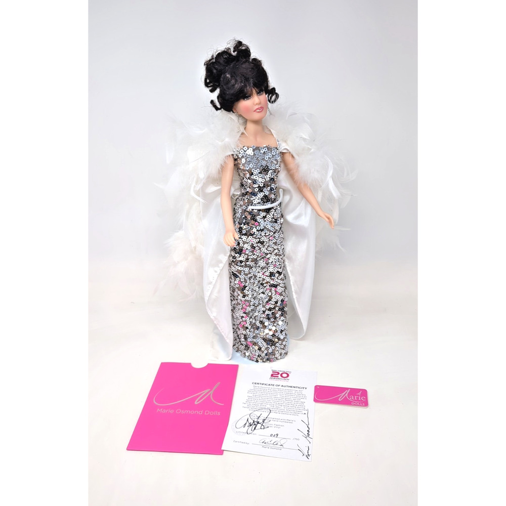 MARIE OSMOND’S PIE JESU FASHION DOLL COA SIGNED TWICE BY MARIE #26/750
